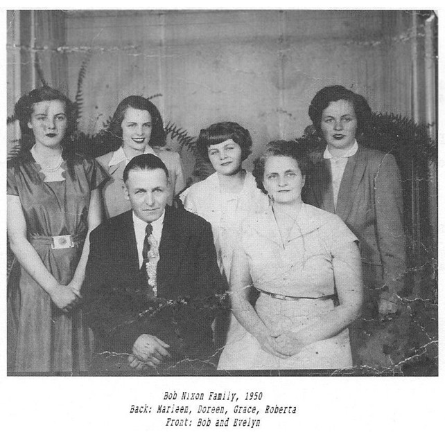 bob nixon family marleen doreen grace roberta bob evelyn