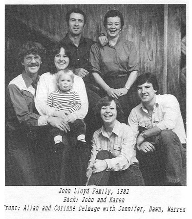 john lloyd family karen allan corinne delmage jennifer dawn warren