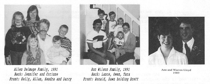 allen delmage family jennifer corinne kelly allan kendra darcy ron wilson lance owen tara ronald dawn brett ann warren lloyd